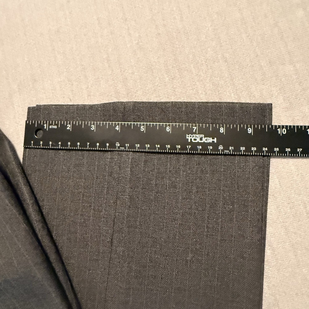 Vintage Levis Action Slacks Mens Gray Pinstripe 2 Piece Suit Blazer Pants - Picture 15 of 16